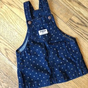 OshKosh B’gosh Girl Overall Denim Jumper/dress